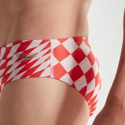 Men's Club Training 8cm Allover Digital Brief Pink/White