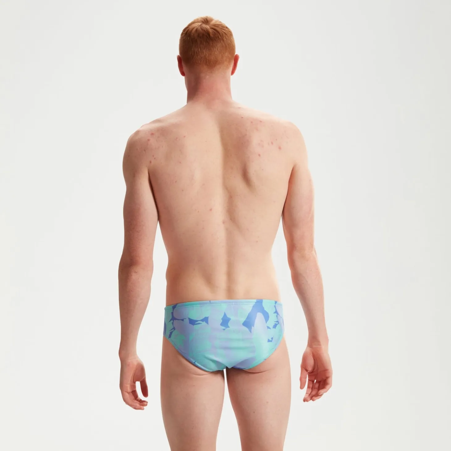 Men's Club Training 8cm Allover Digital Brief Blue/Orange
