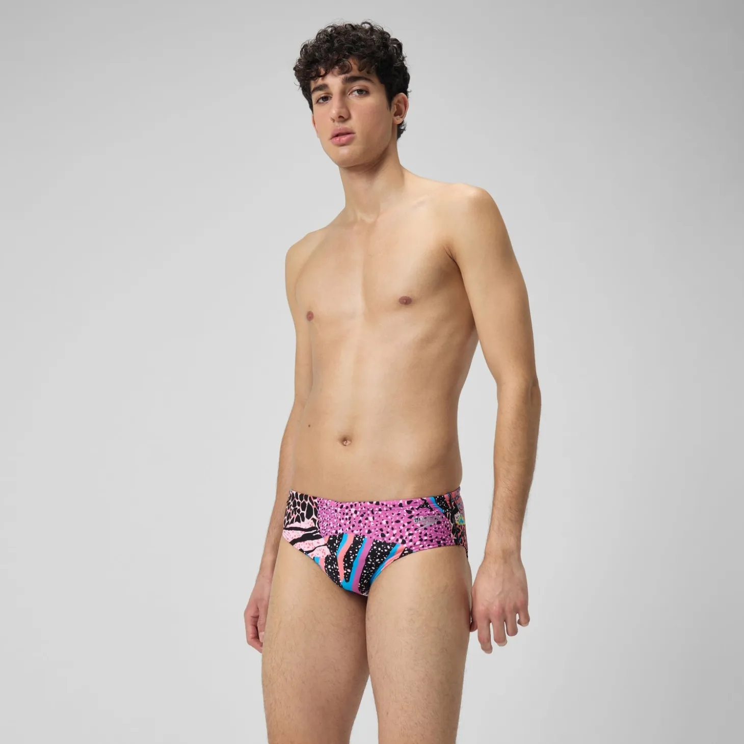 Men's Club Training 8cm Allover Digital Brief Black/Green