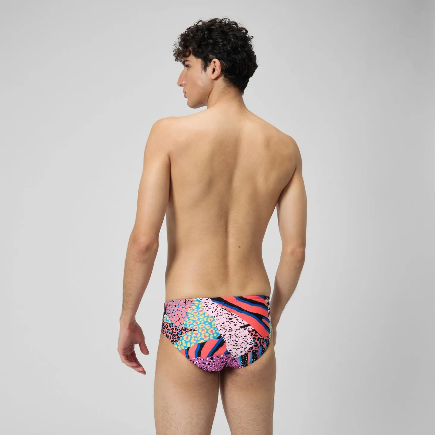 Men's Club Training 8cm Allover Digital Brief Black/Green
