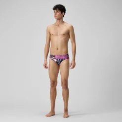 Men's Club Training 8cm Allover Digital Brief Black/Green