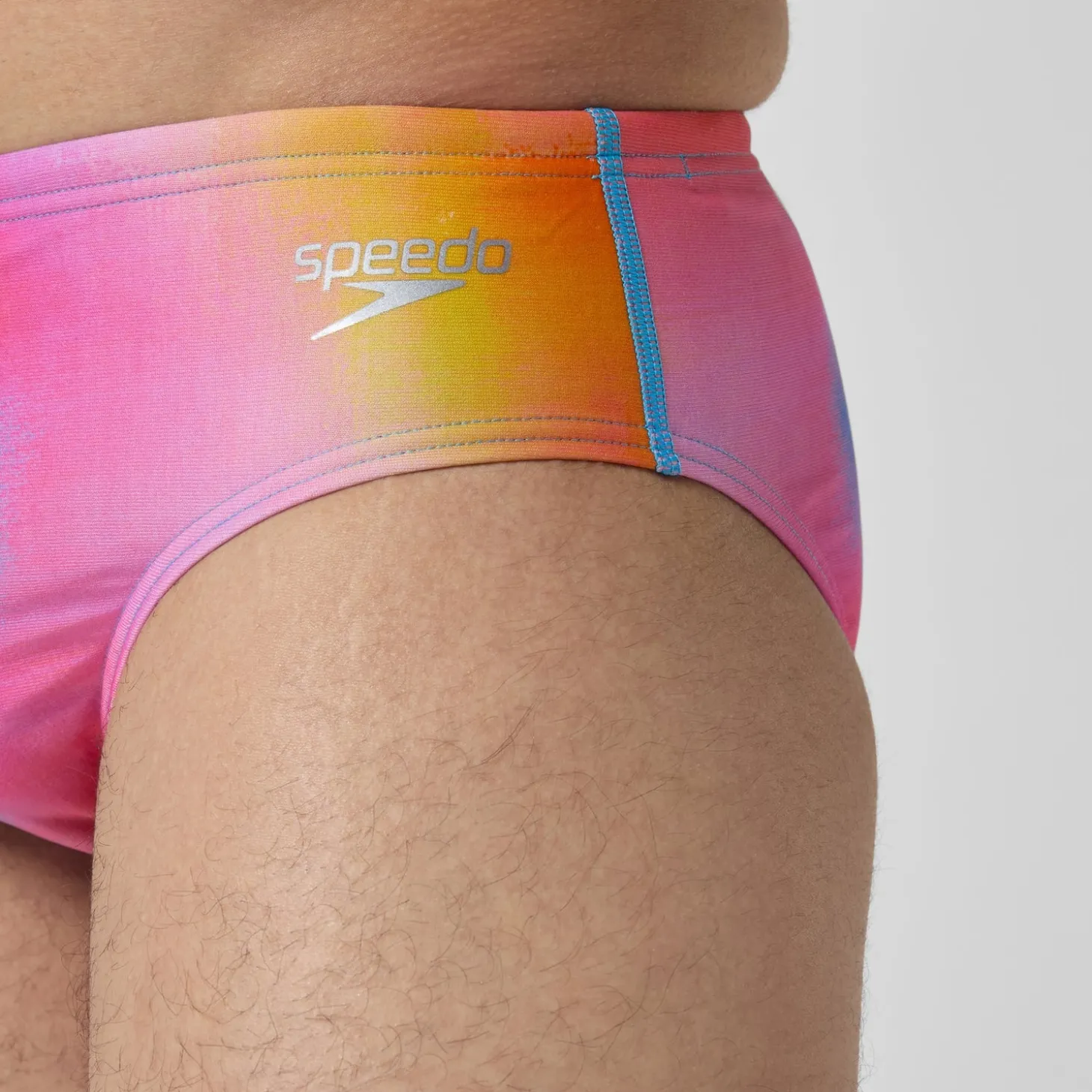 Men's Club Training 8cm Allover Digital Brief Pink/Yellow
