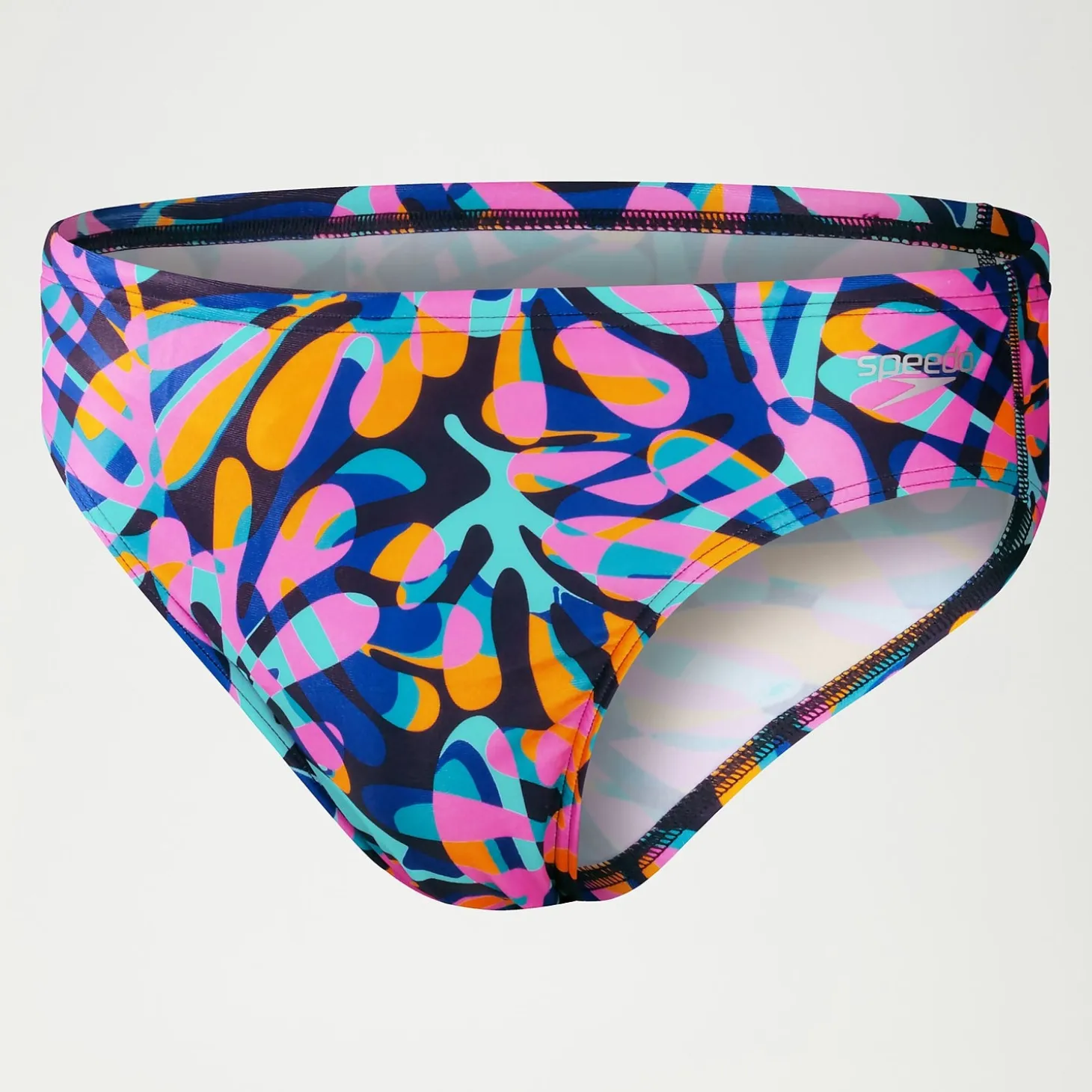 Men's Club Training 8cm Allover Digital Brief Blue/Mango