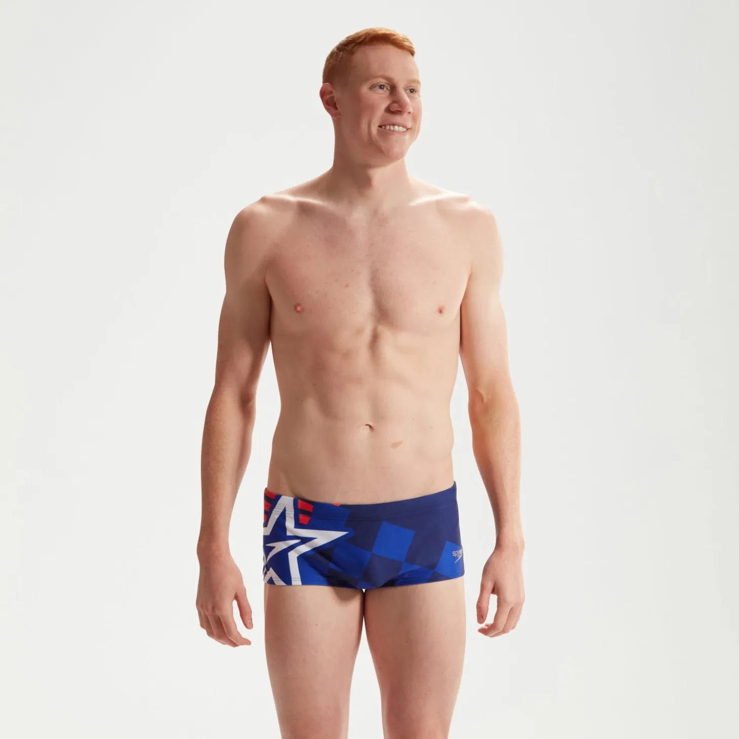 Men's Club Training Placement 17cm Digital Brief Blue
