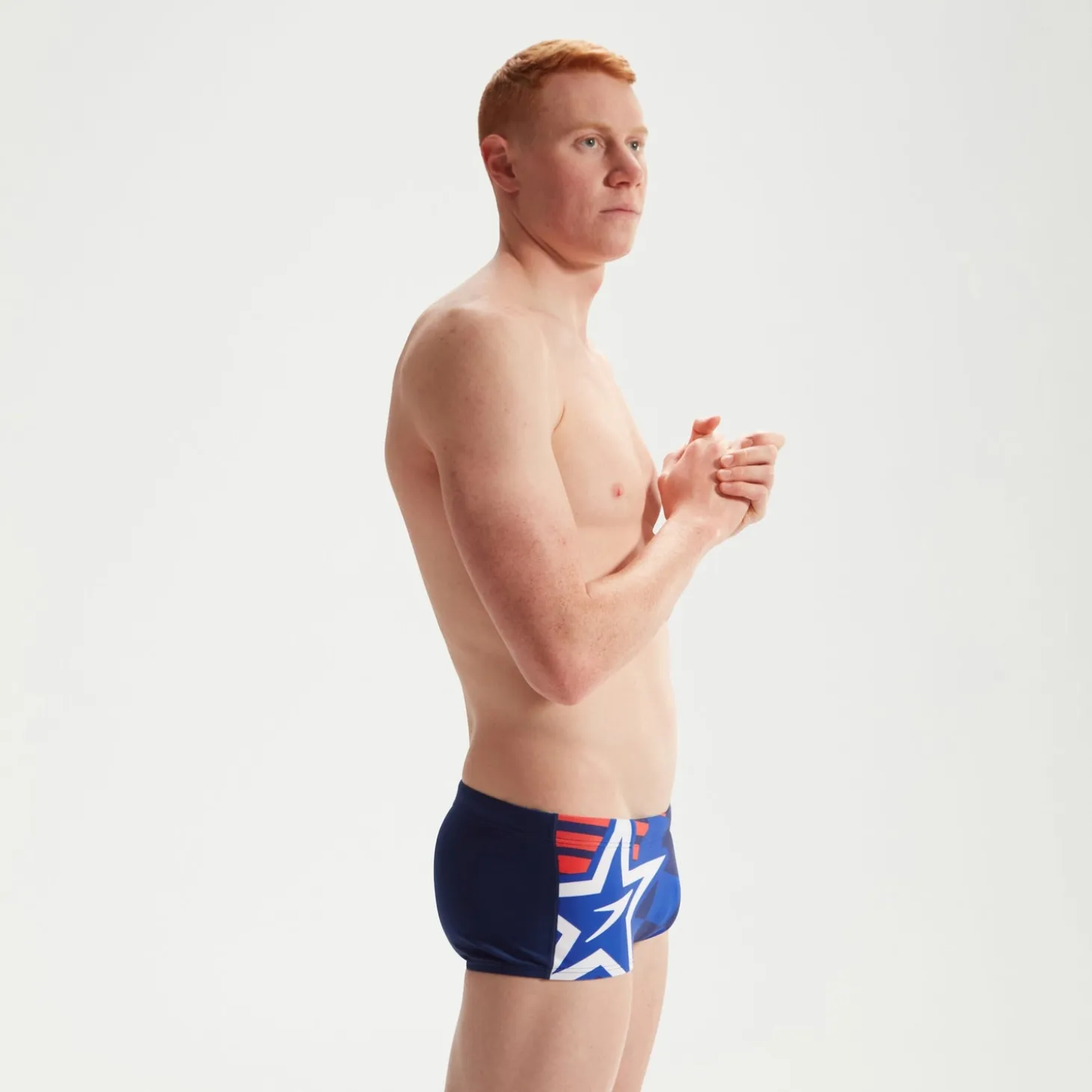 Men's Club Training Placement 17cm Digital Brief Blue