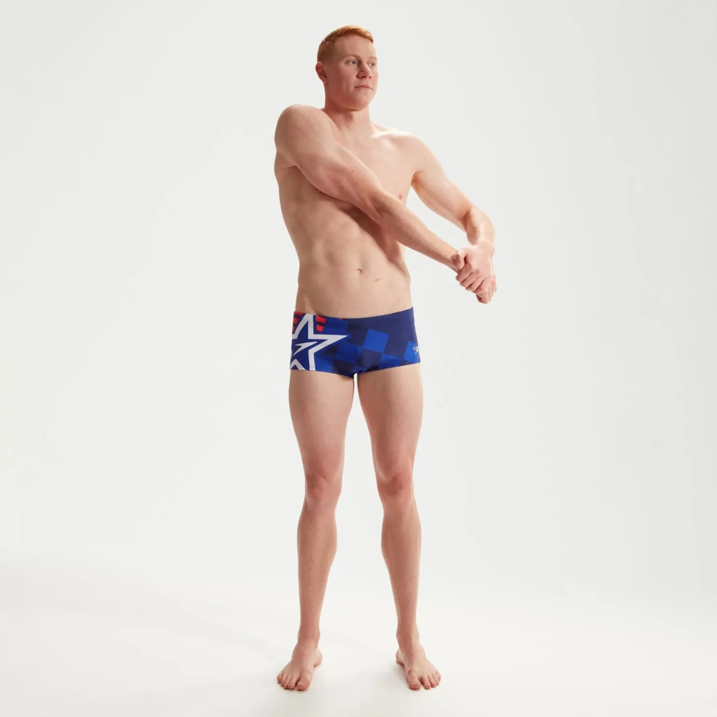 Men's Club Training Placement 17cm Digital Brief Blue
