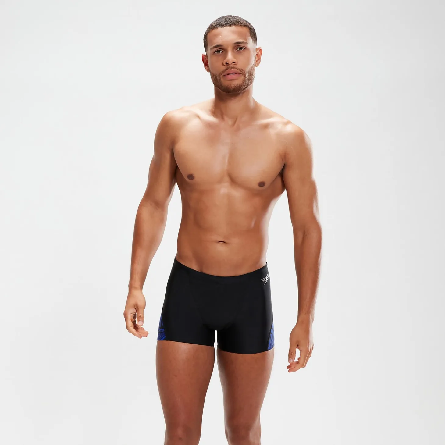 Men's Club Training V-Cut Aquashorts Black/Blue