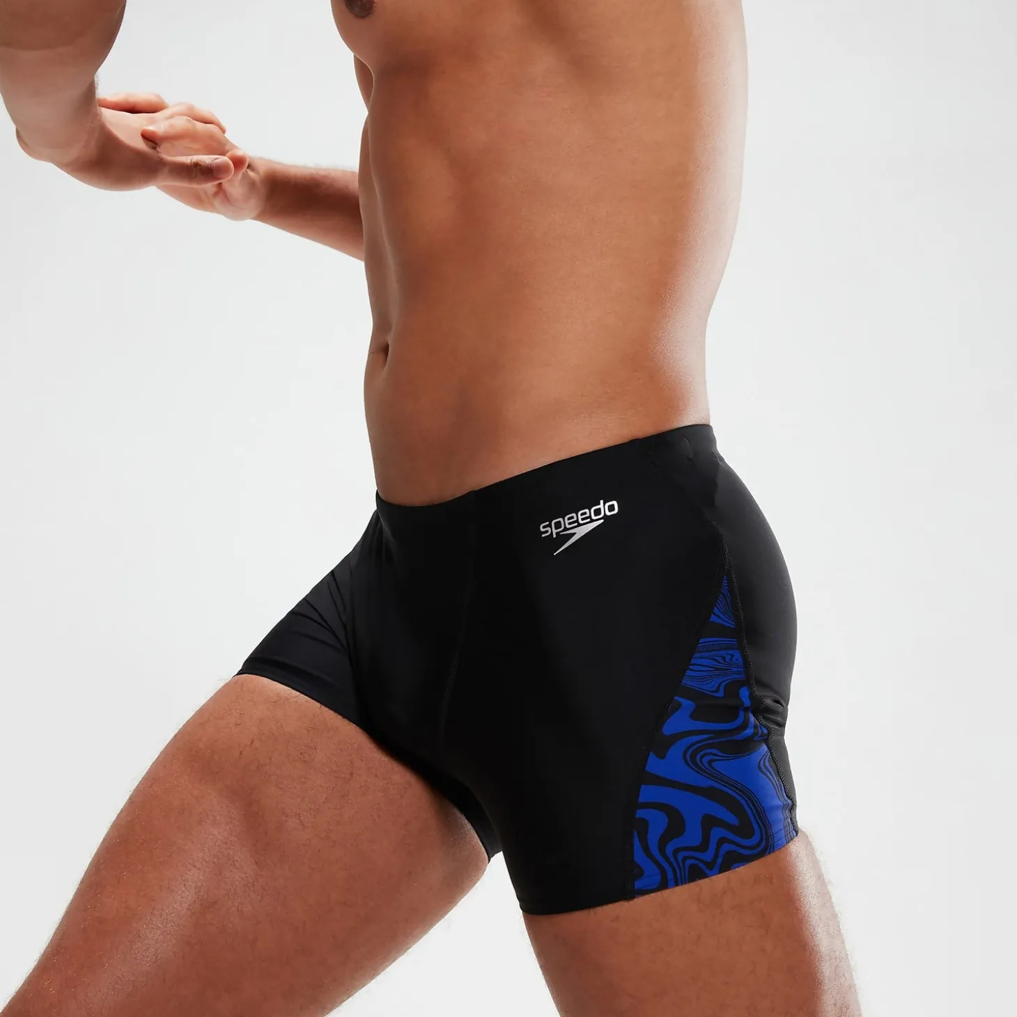Men's Club Training V-Cut Aquashorts Black/Blue