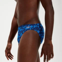 Men's 5cm Club Training Bondi Blossom Brief Blue
