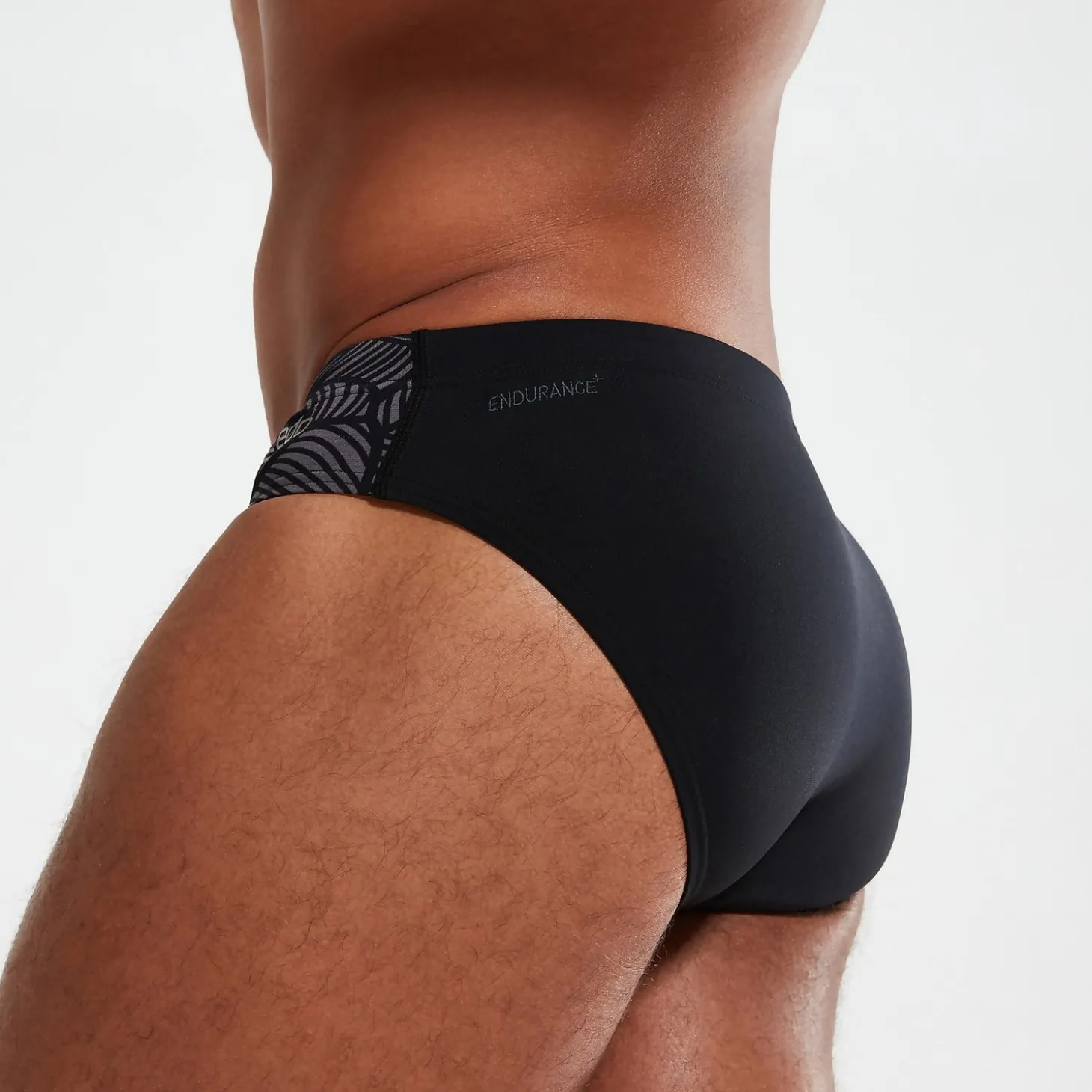 Men's 7cm Club Training Brief Black/Grey