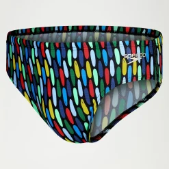 Men's 8cm Club Training Brief Navy/Red