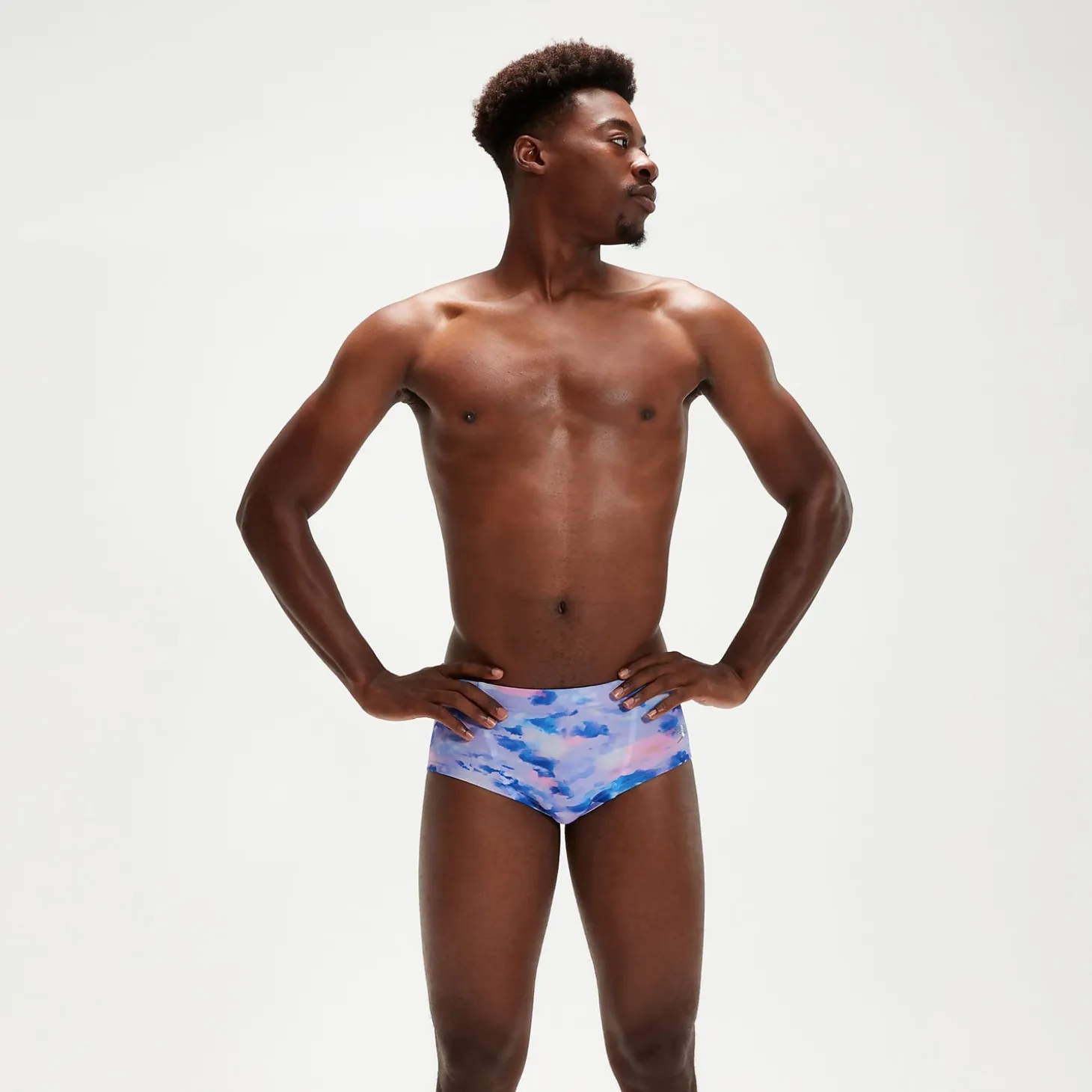 Men's 13.5cm Club Training Clearwater Dawn Brief Lilac