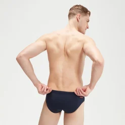 Men's 7cm Tech Panel Brief Blue/Orange
