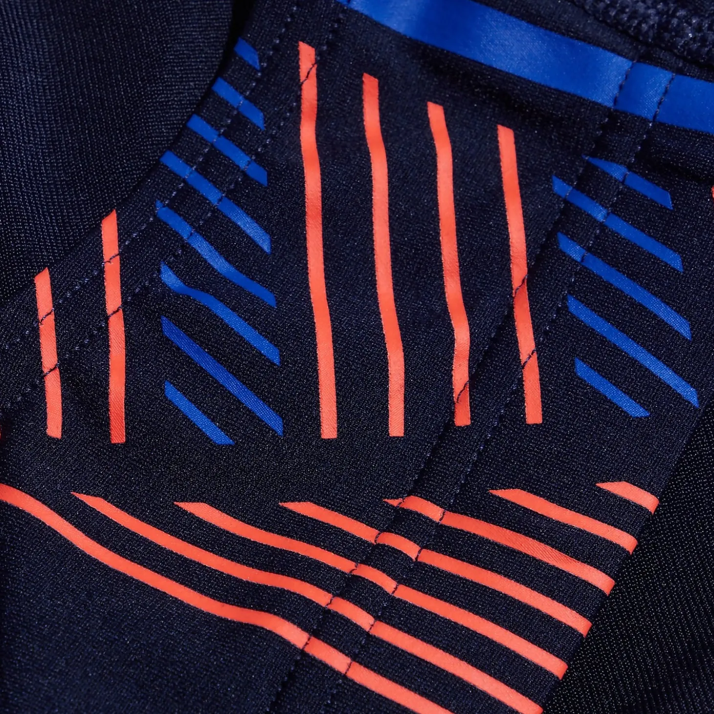 Men's 7cm Tech Panel Brief Blue/Orange