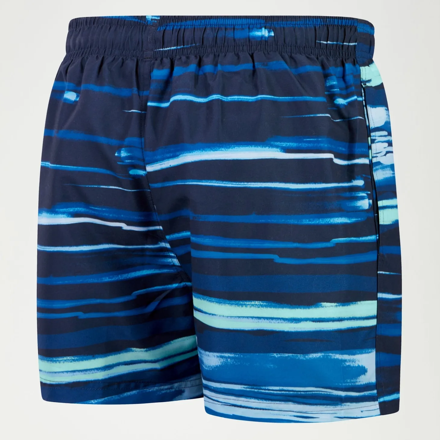 Men's Digital Printed Leisure 14" Swim Shorts Blue
