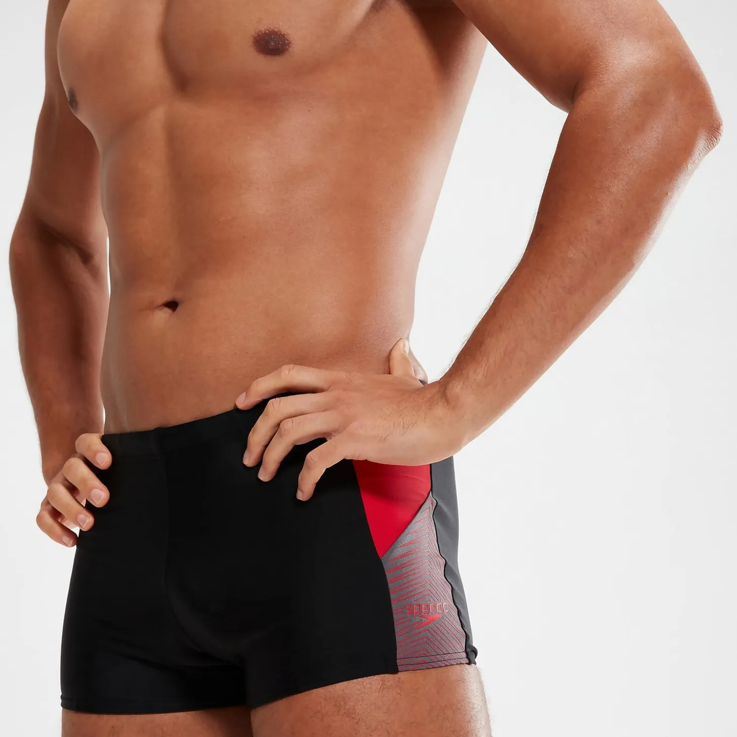 Men's Dive Aquashorts Black/Red