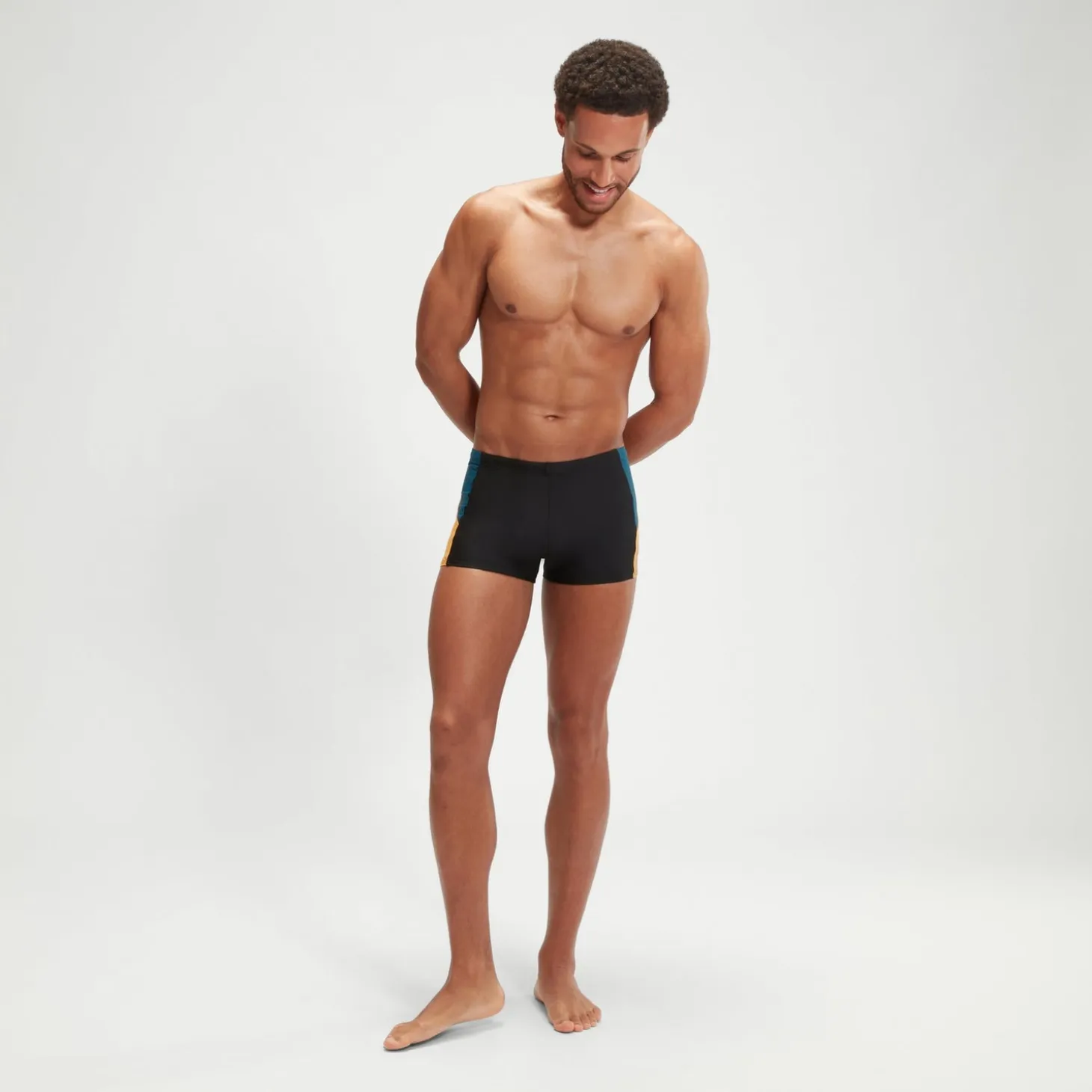 Men's Dive Aquashorts Black/Teal