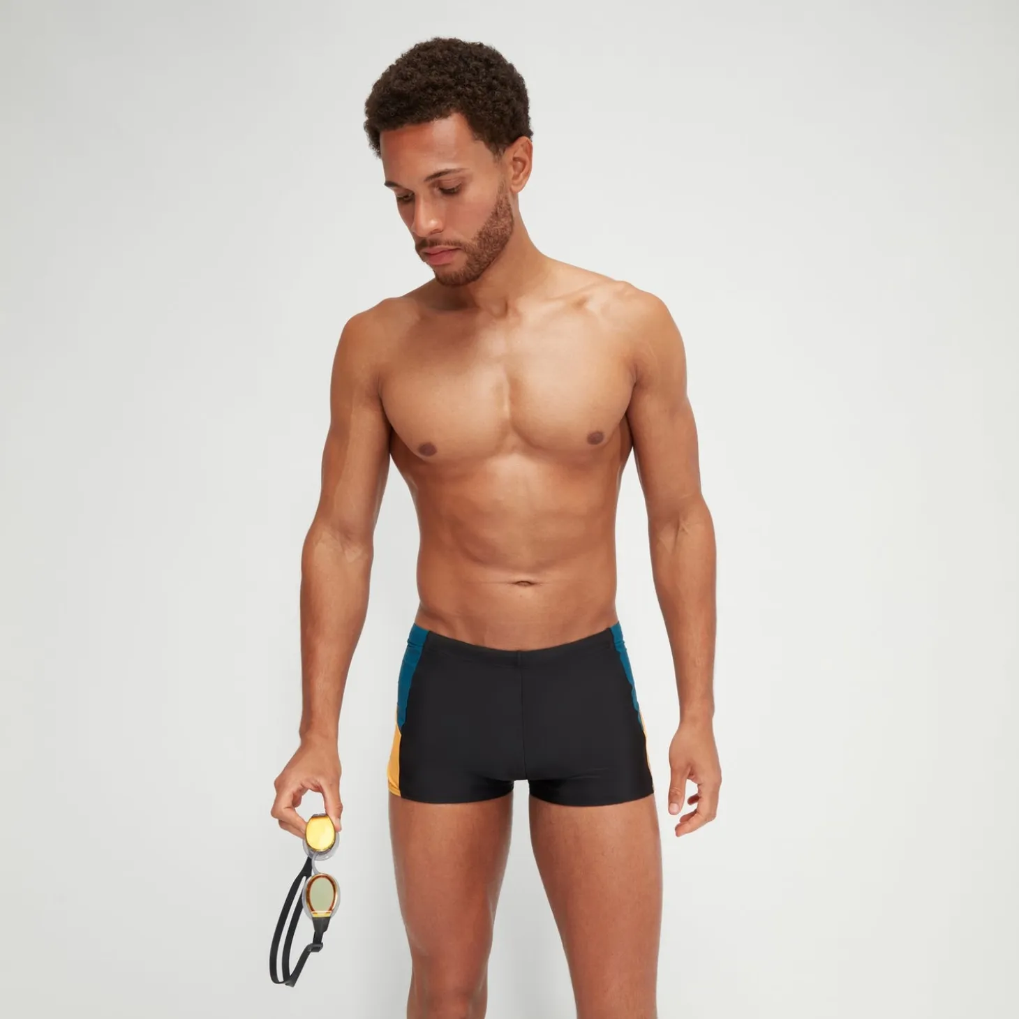 Men's Dive Aquashorts Black/Teal