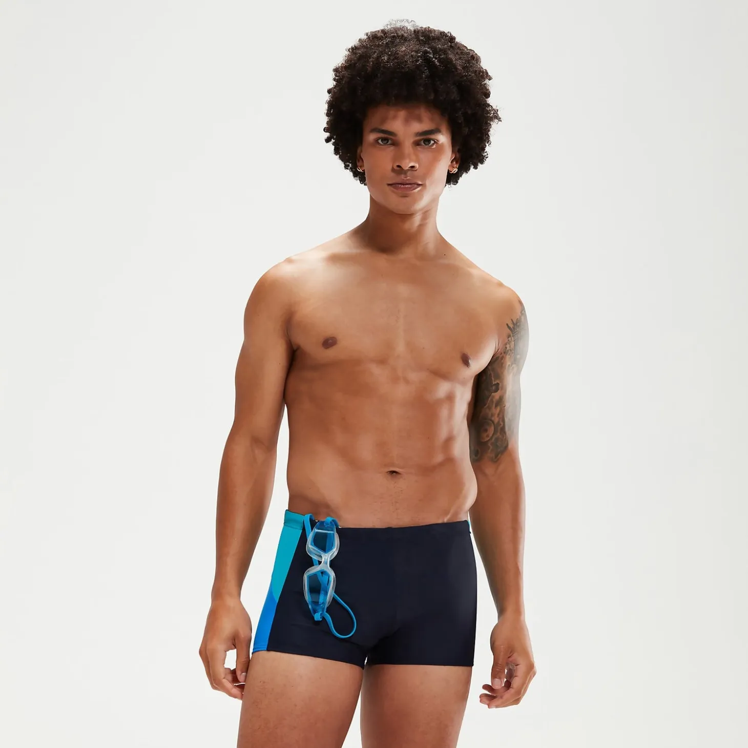 Men's Dive Aquashorts Navy/Aqua