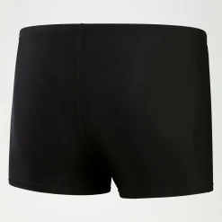 Men's Duo Logo Print Aquashorts Black/Yellow