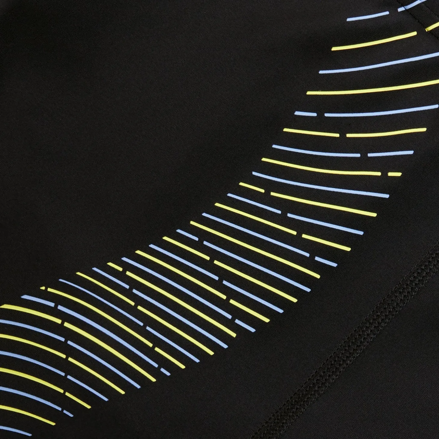 Men's Duo Logo Print Aquashorts Black/Yellow