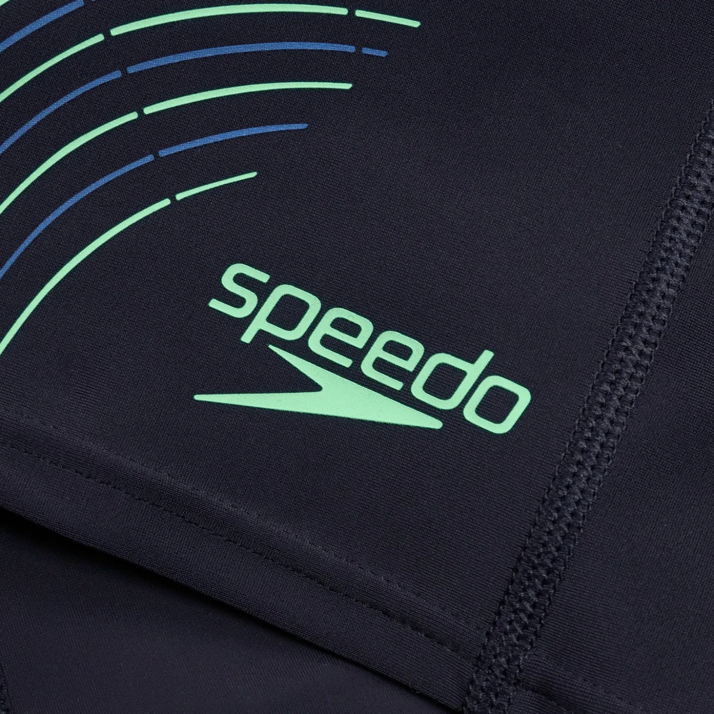 Men's Duo Logo Print Aquashorts Navy/Green