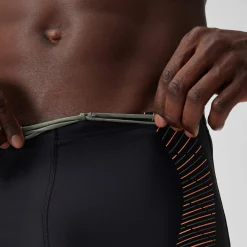 Men's Duo Logo Print Aquashort Black/Green