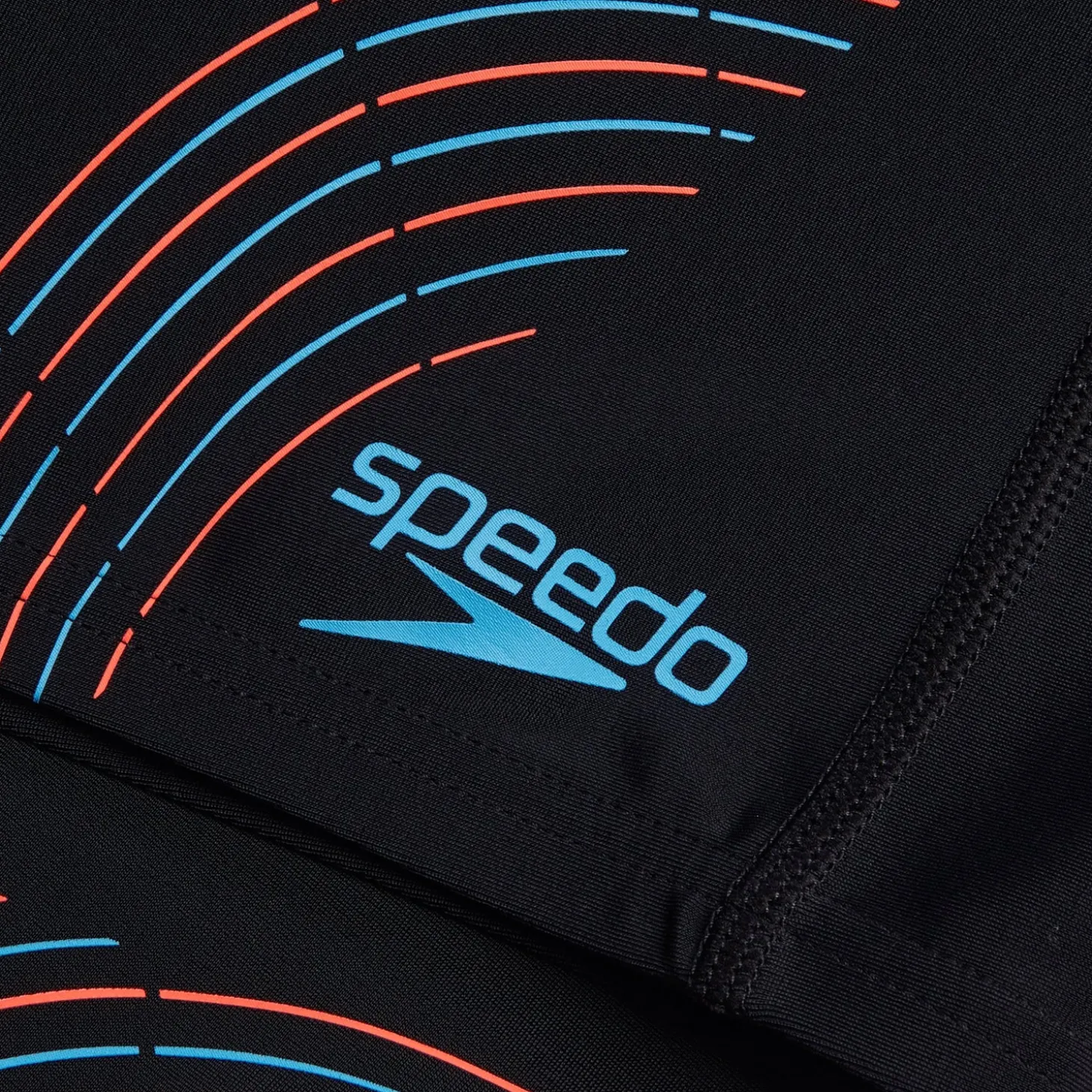 Men's Duo Logo Print Jammer Black/Blue
