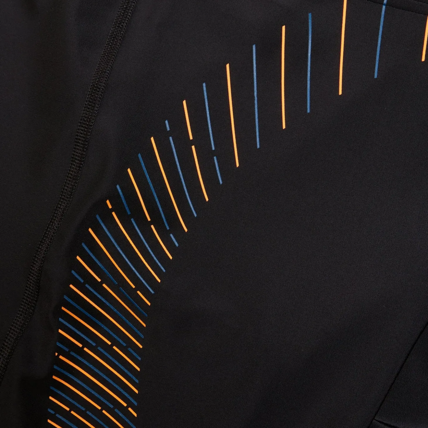 Men's Duo Logo Print Mid Jammer Black/Orange
