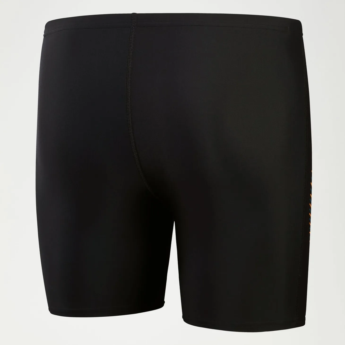Men's Duo Logo Print Mid Jammer Black/Orange