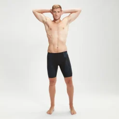 Men's Endurance+ Max Compression Jammer Black/Teal