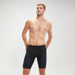 Men's Endurance+ Max Compression Jammer Black/Teal