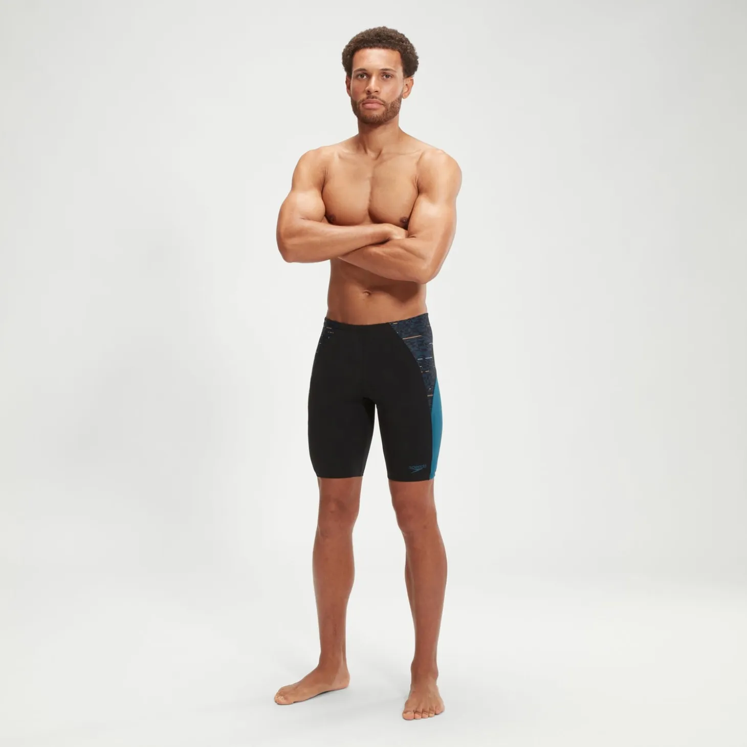 Men's Endurance+ Max Splice Jammer Black/Teal