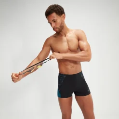 Men's Endurance+ Max Splice Aquashort Black/Teal