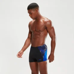 Men's Endurance+ Splice Aquashort Black/Blue