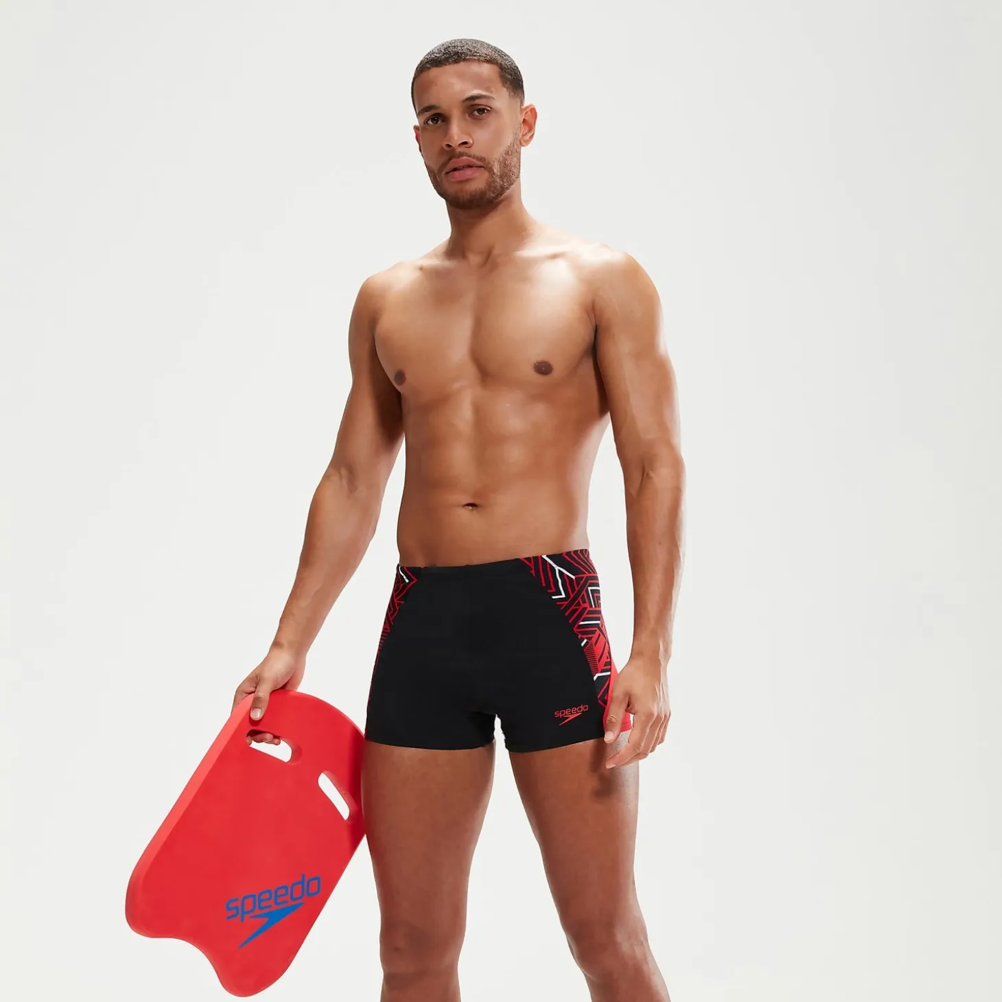 Men's Endurance+ Splice Aquashorts Black/Red