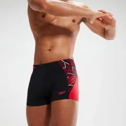 Men's Endurance+ Splice Aquashorts Black/Red
