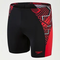 Men's Endurance+ Splice Mid Jammer Black/Red