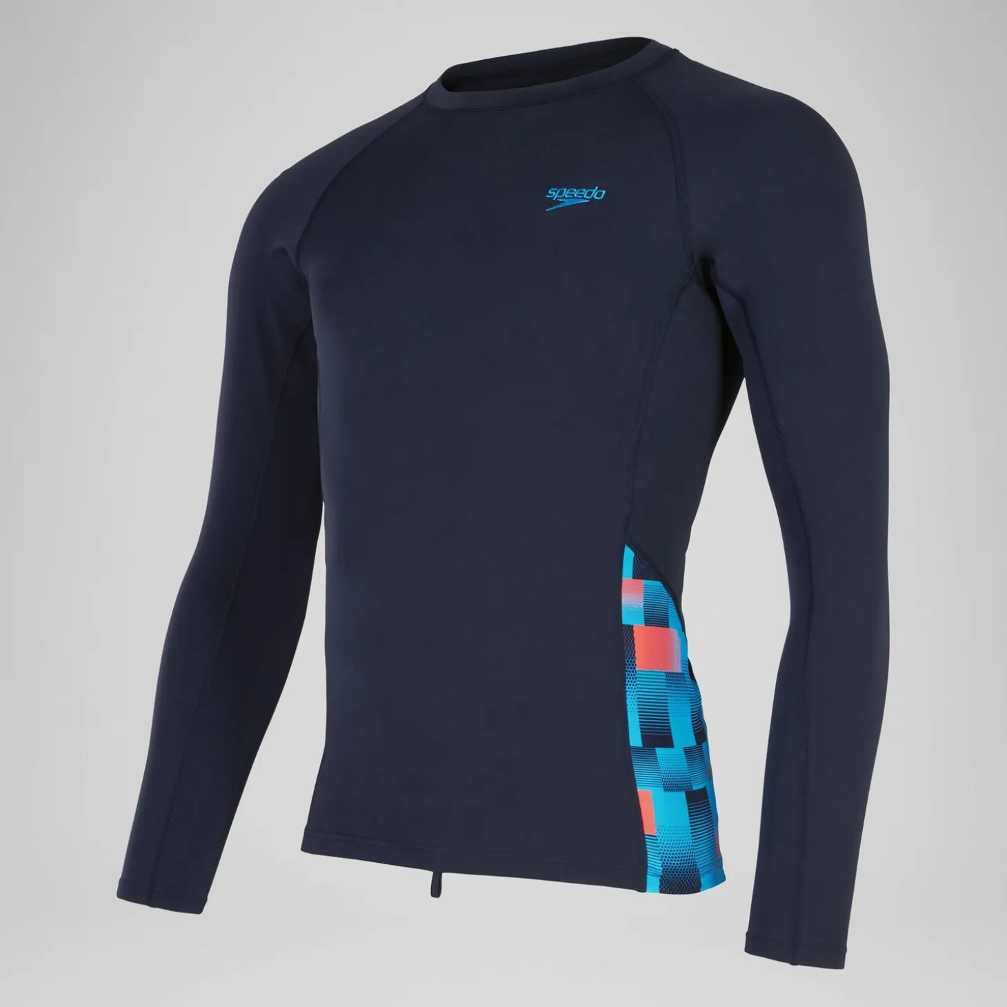 Men's Endurance+ Splice Rash Top Navy/Blue