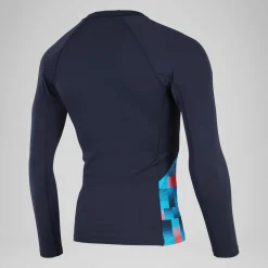 Men's Endurance+ Splice Rash Top Navy/Blue