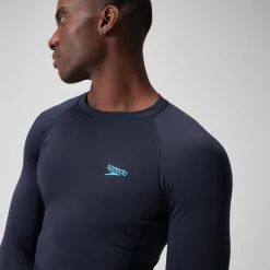 Men's Endurance+ Splice Rash Top Navy/Blue