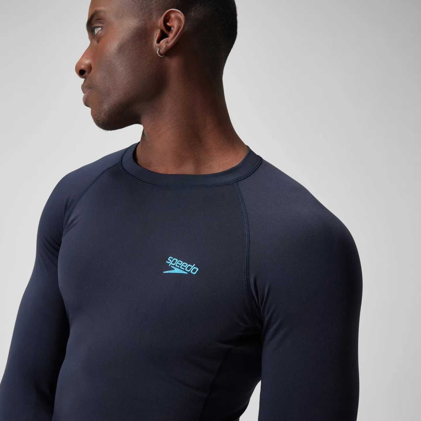Men's Endurance+ Splice Rash Top Navy/Blue