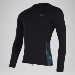 Men's Endurance+ Splice Rash Top Black/Grey