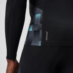 Men's Endurance+ Splice Rash Top Black/Grey