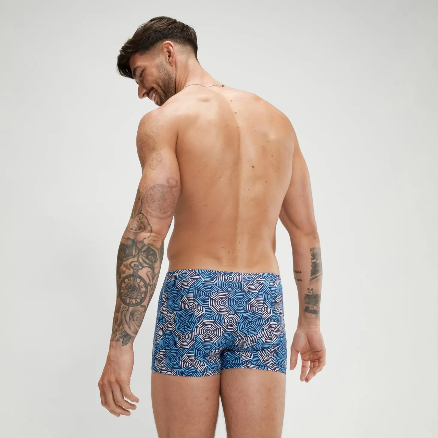 Men's Escape Aquashorts BLue/White