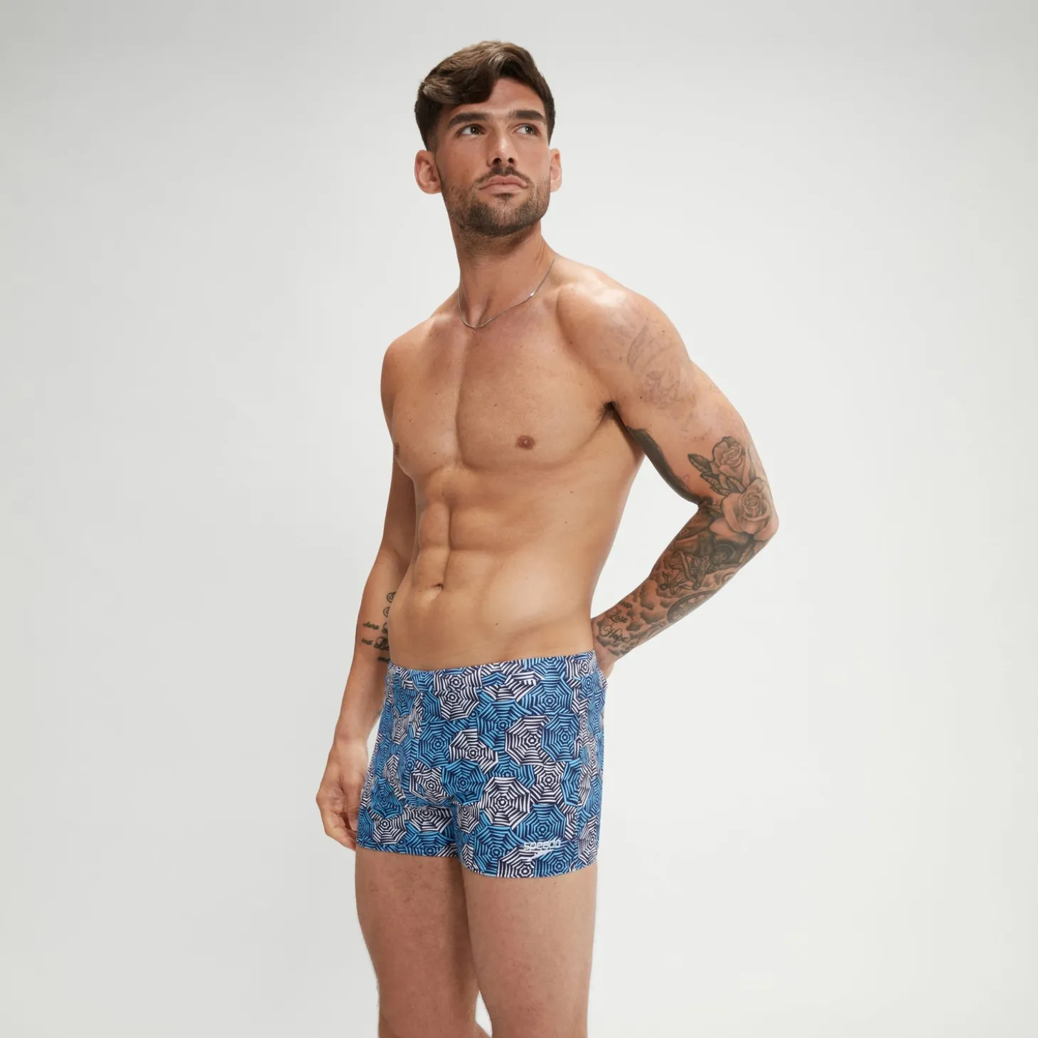 Men's Escape Aquashorts BLue/White