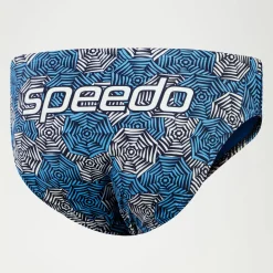 Men's Escape 5cm Brief Blue/White