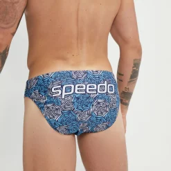 Men's Escape 5cm Brief Blue/White