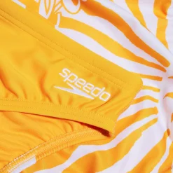 Men's Escape 5cm Brief White/Yellow