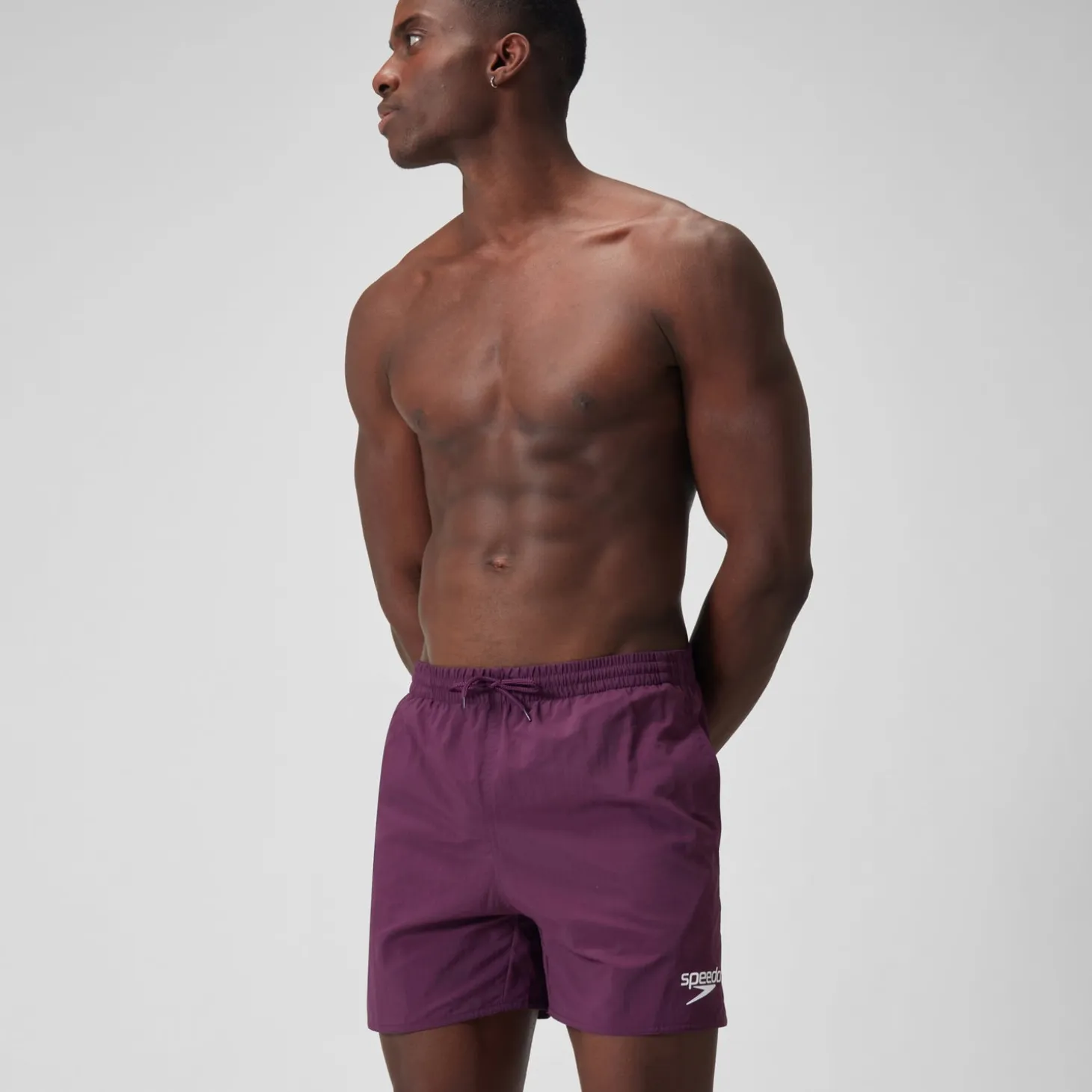 Men's Essential 16" Swim Shorts Purple